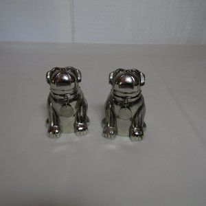 Pottery Barn Bulldog Salt and Pepper Shakers